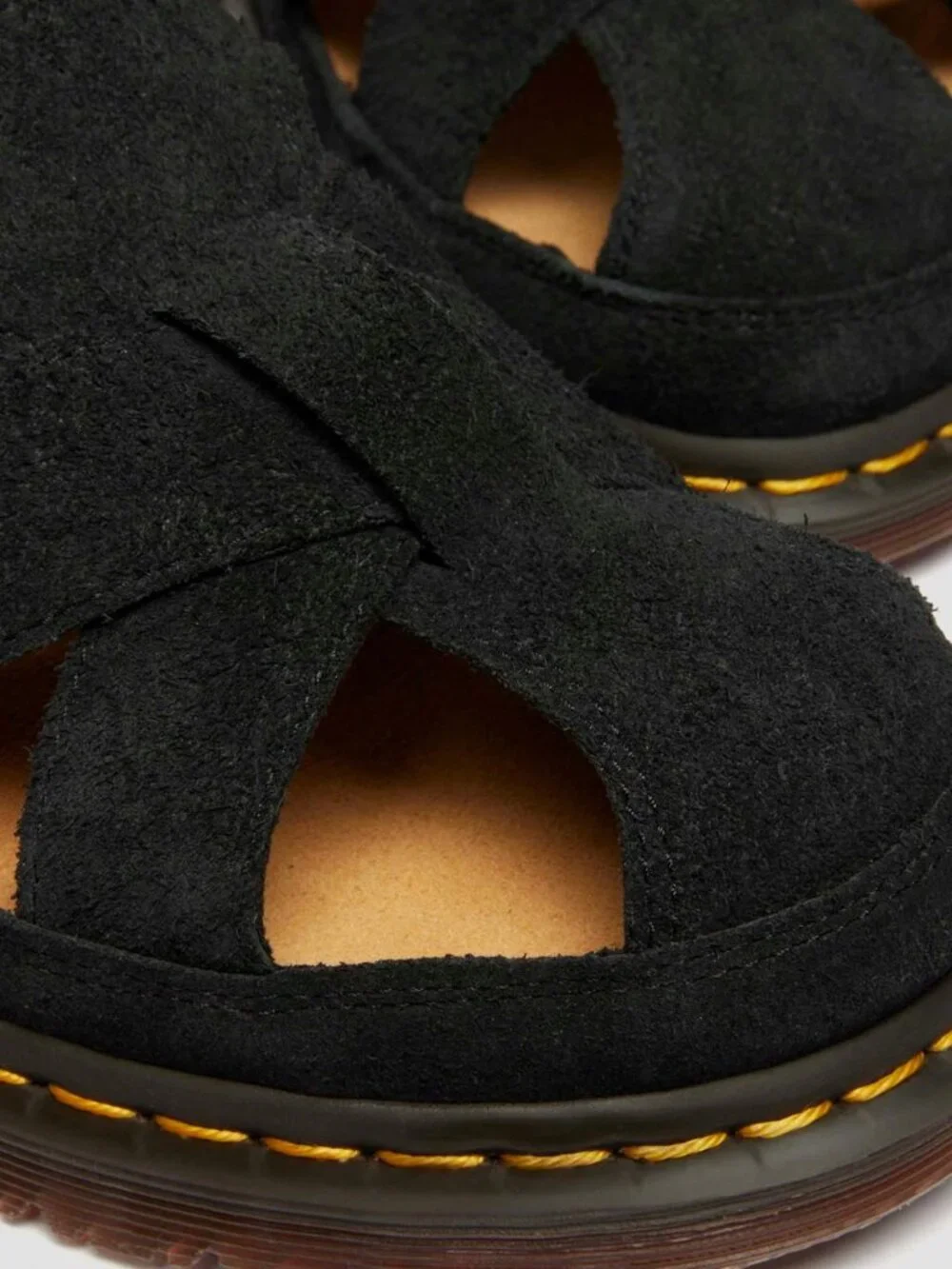 Dr. Martens Archive Fisherman Sandals in Black Suede -Size US W 8, US M 7, EU 39 - Picture 9 of 11